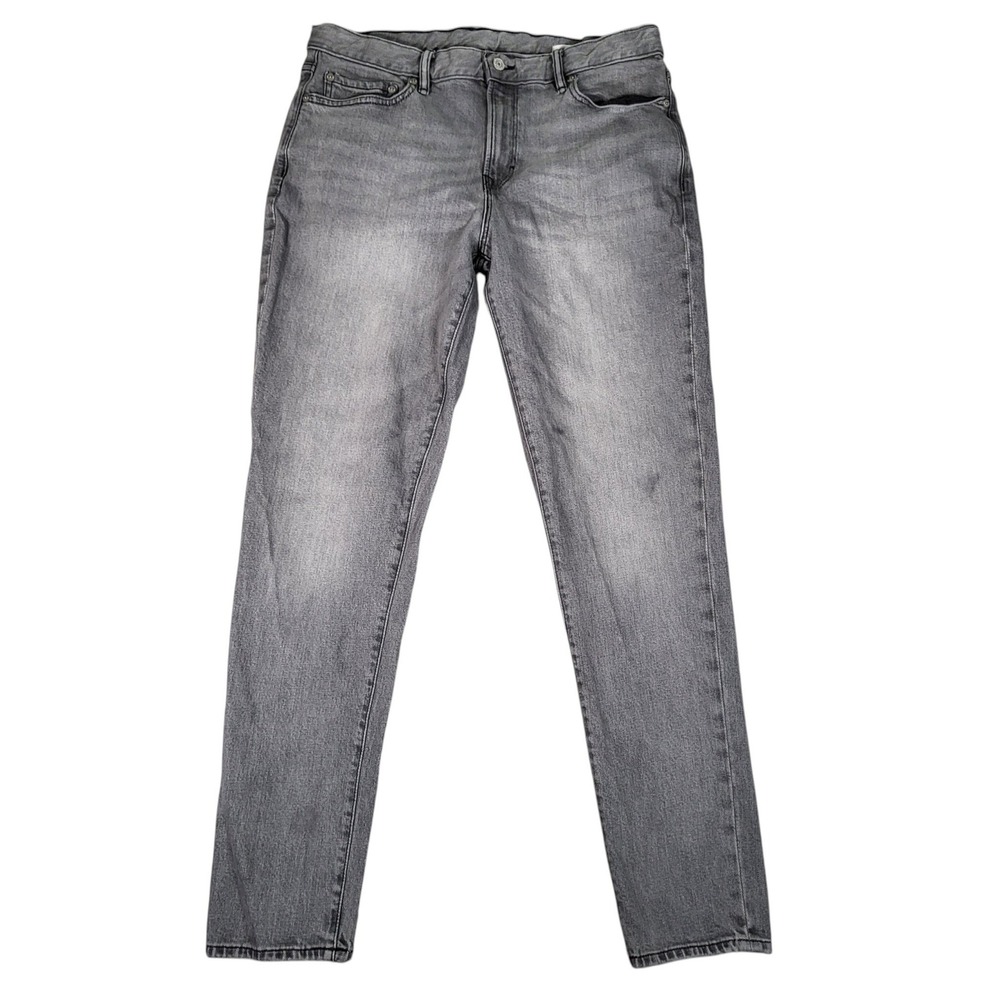 Banana Republic Jeans Mens 34x34 (Fits 34x32) Slim Fit Medium Grey Wash Denim